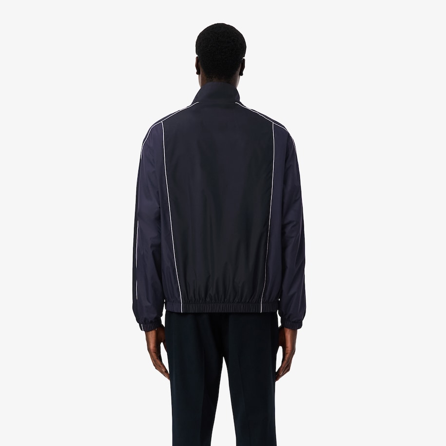 Jaket Track Colour-Block Water-Repellent image number 2