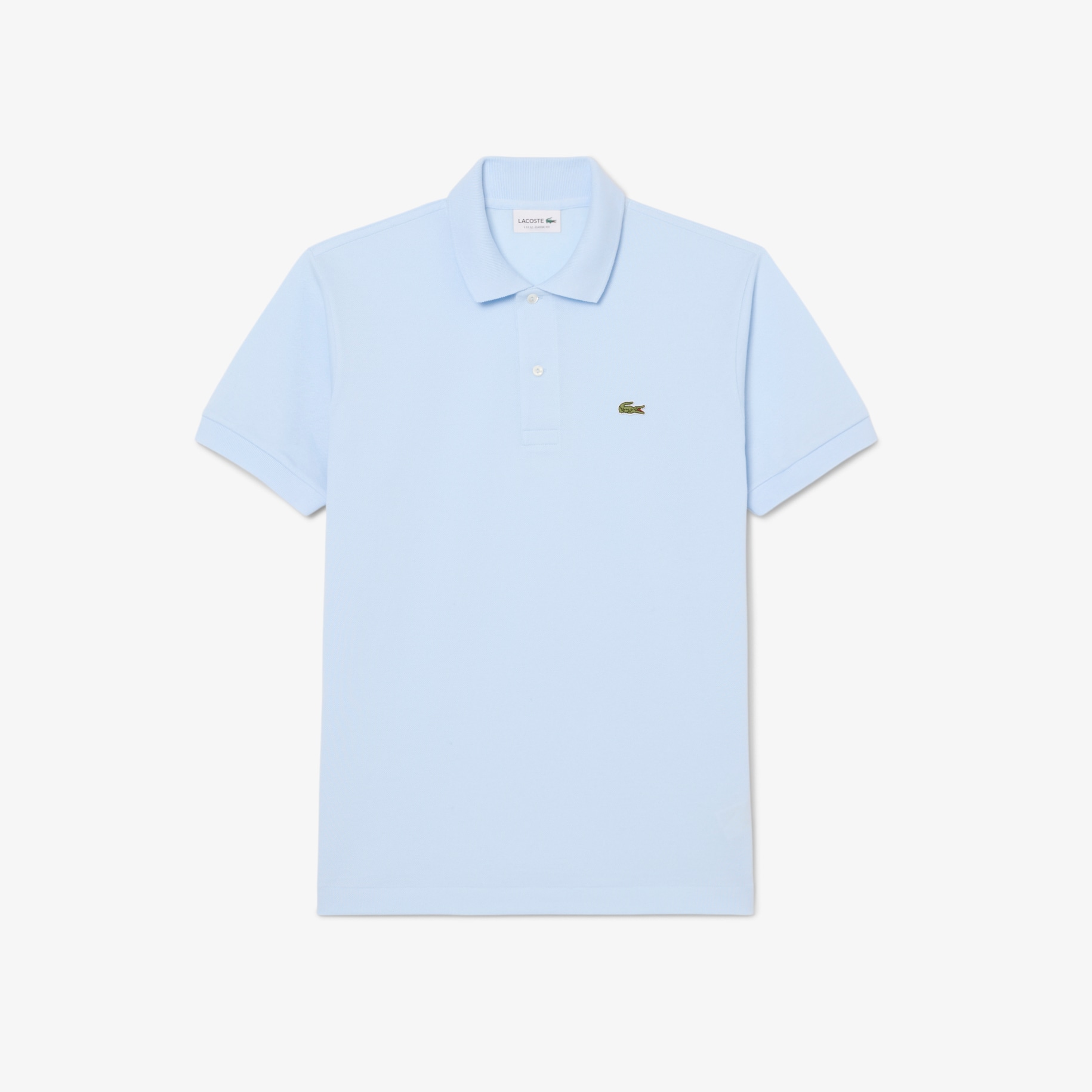 Original L.12.12 petit piqu&eacute; cotton Polo Shirt - GREEN image number 4