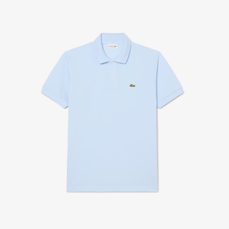 Original L.12.12 petit piqu&eacute; cotton Polo Shirt - GREEN image number 4