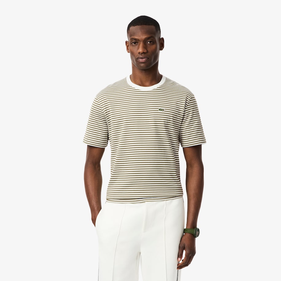 Striped Heavy Cotton T-Shirt image number 0