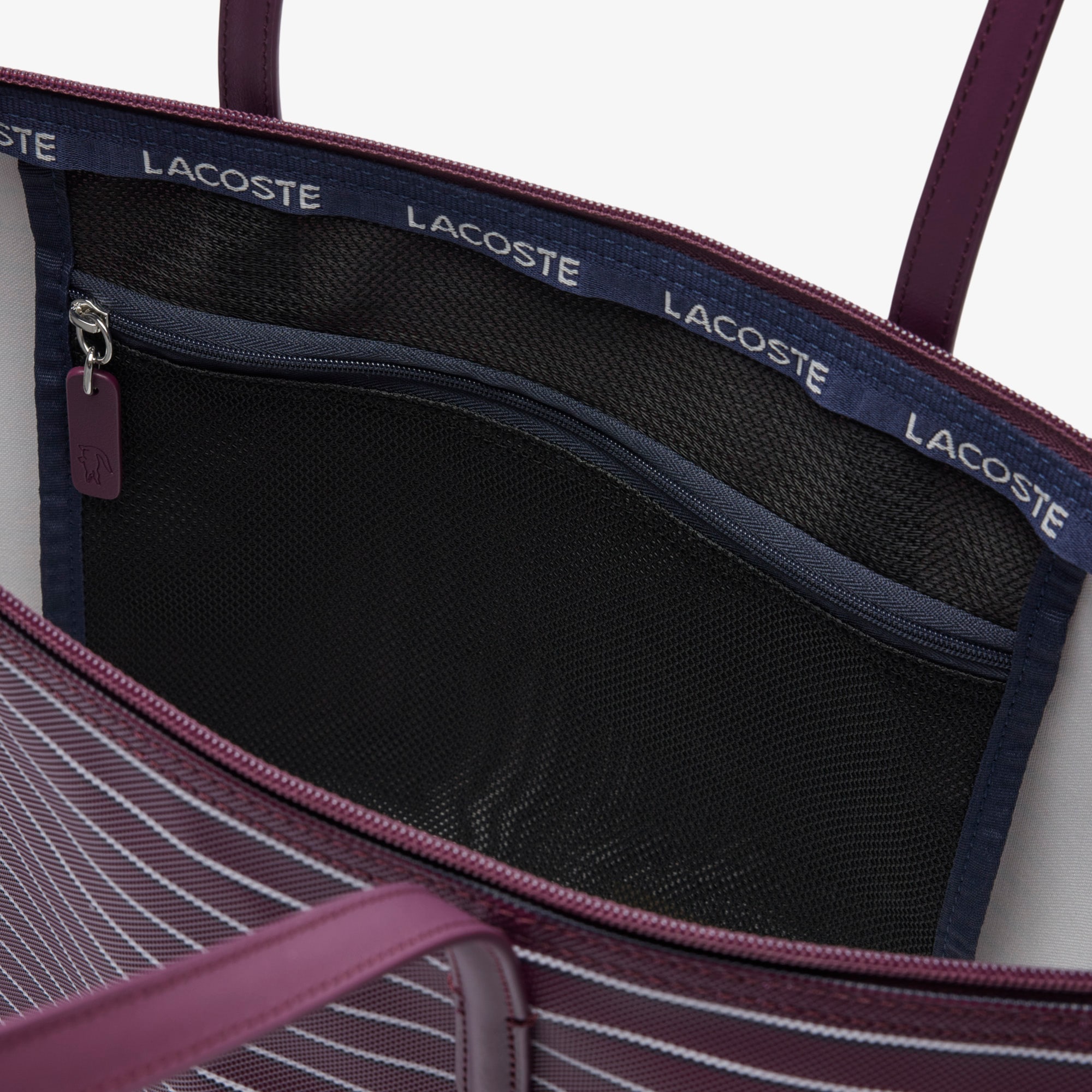 Large Striped L.12.12 Concept Tote image number 3