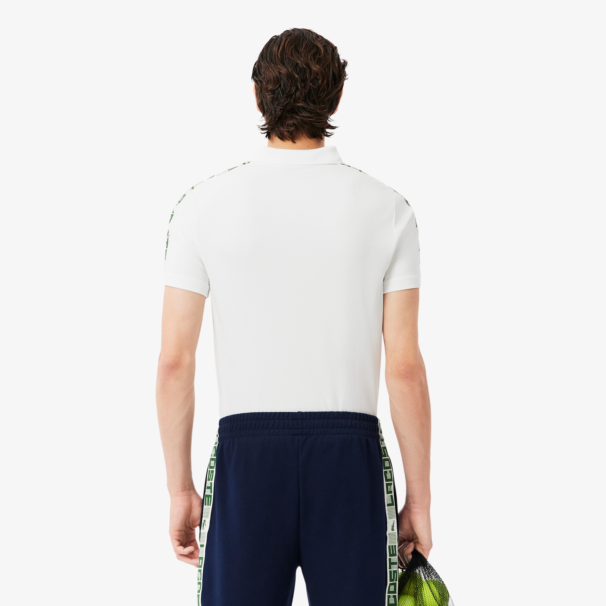 Ultra Dry Branded Stripe Tennis Polo Shirt image number 2