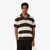 Sweater Pria Striped Lengan Pendek Kerah Polo image number 0