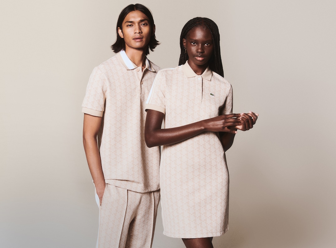 Lacoste Style Monogram Design