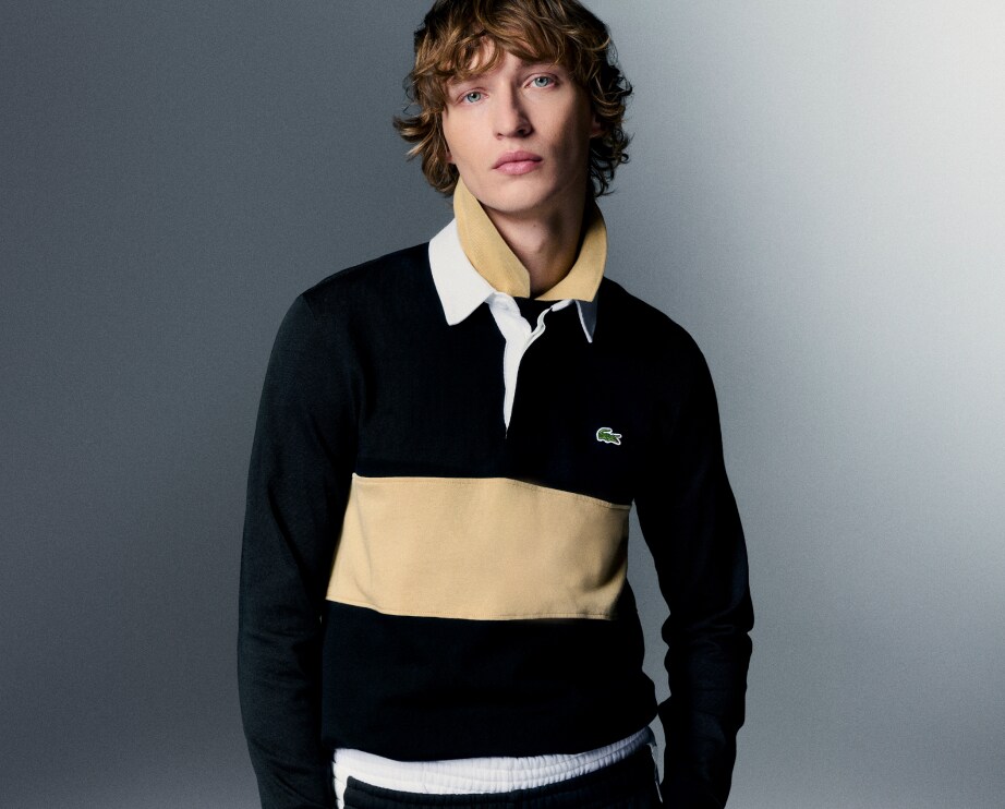 Lacoste Style Color-Block Design