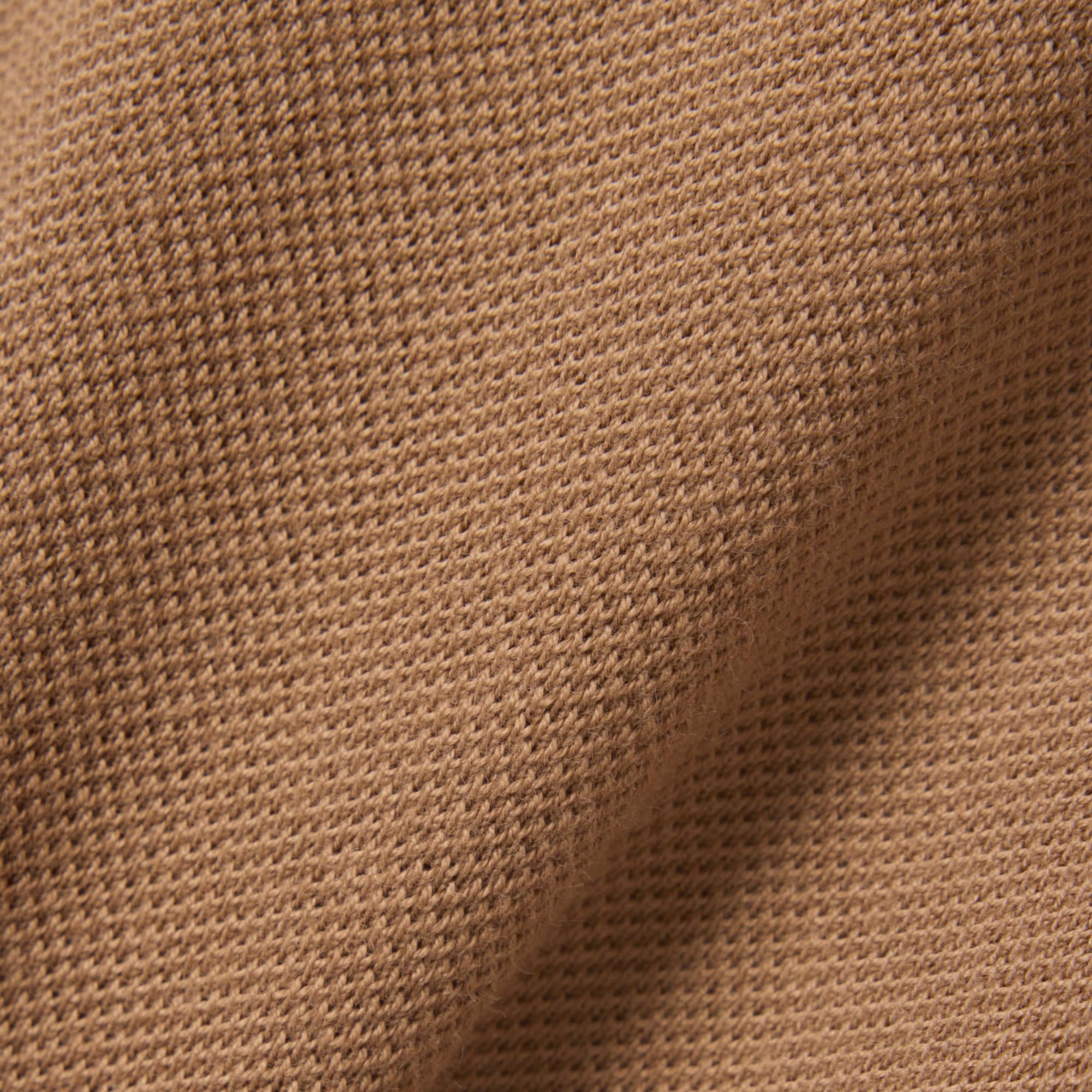 Polo Collar Belted Petit Piqu&eacute; Dress image number 6