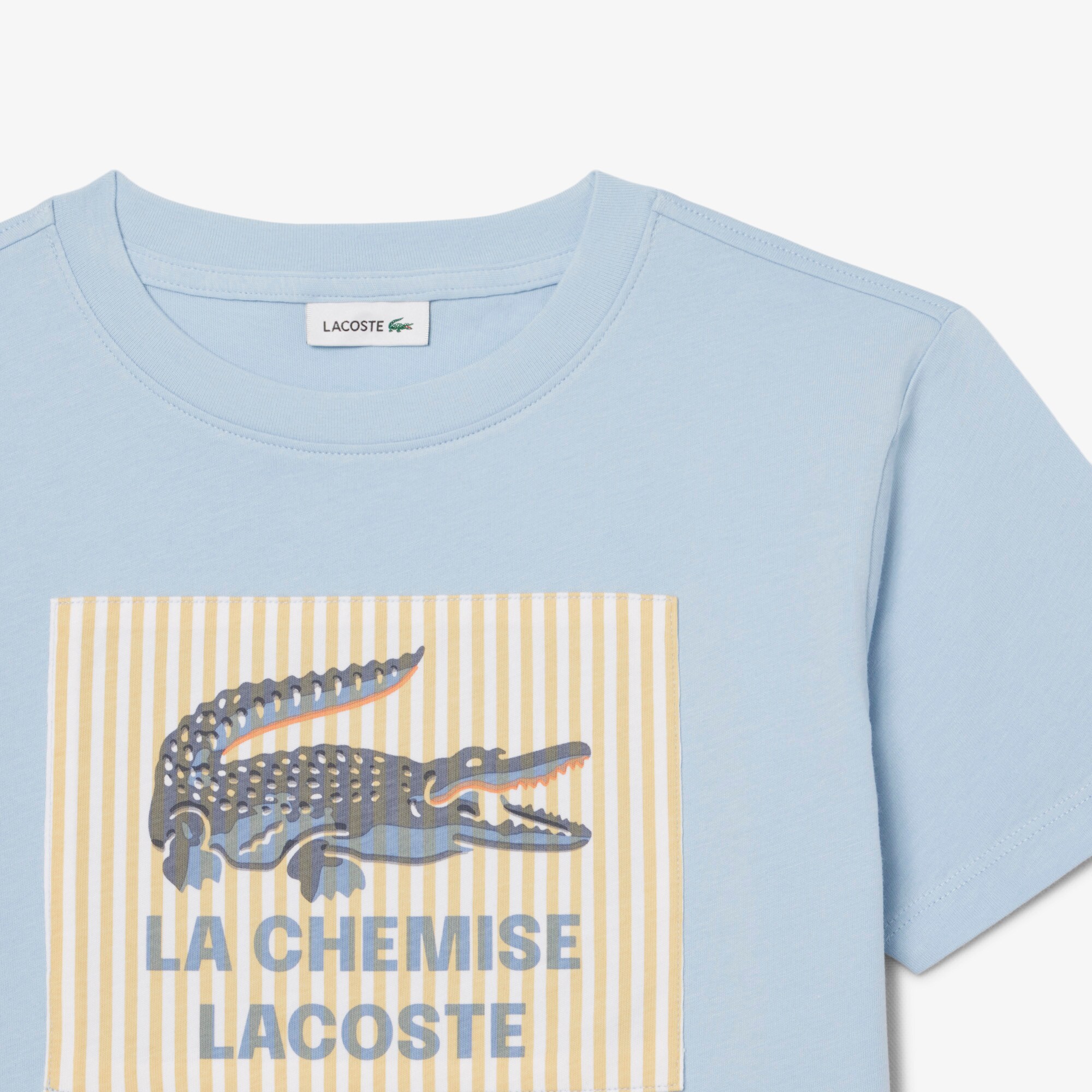 Badge Accent Cotton T-shirt image number 5