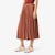 Long Pleated Elasticated Waist Skirt image number 1