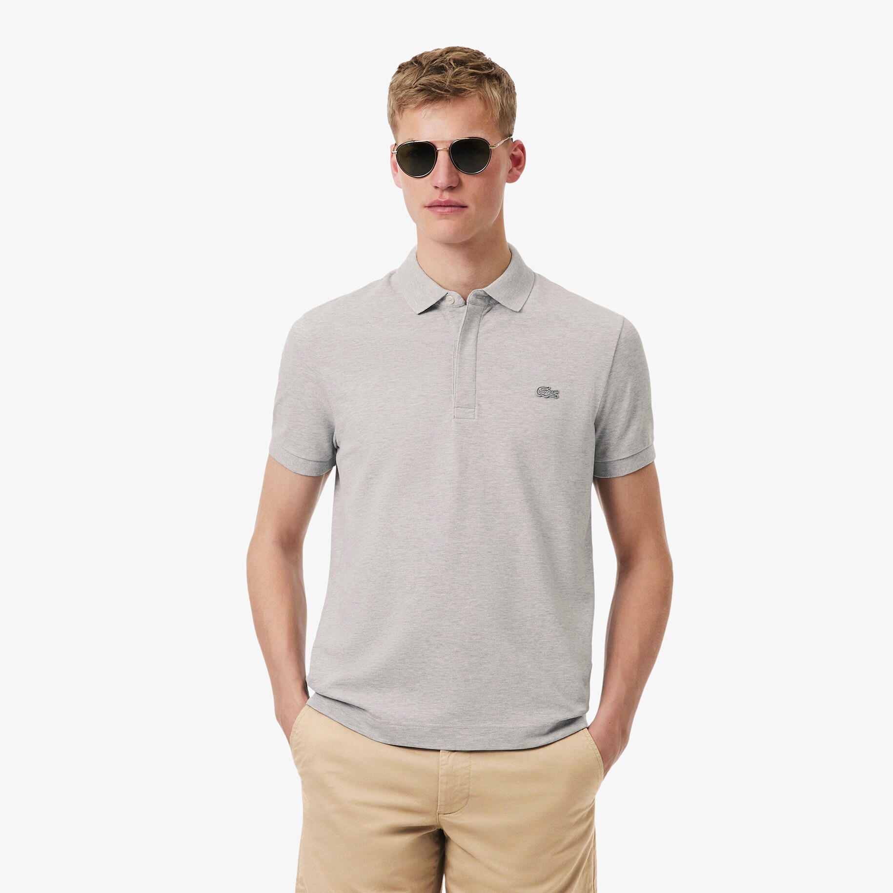Regular Fit Paris Stretch Piqu&eacute; Polo Shirt image number 0