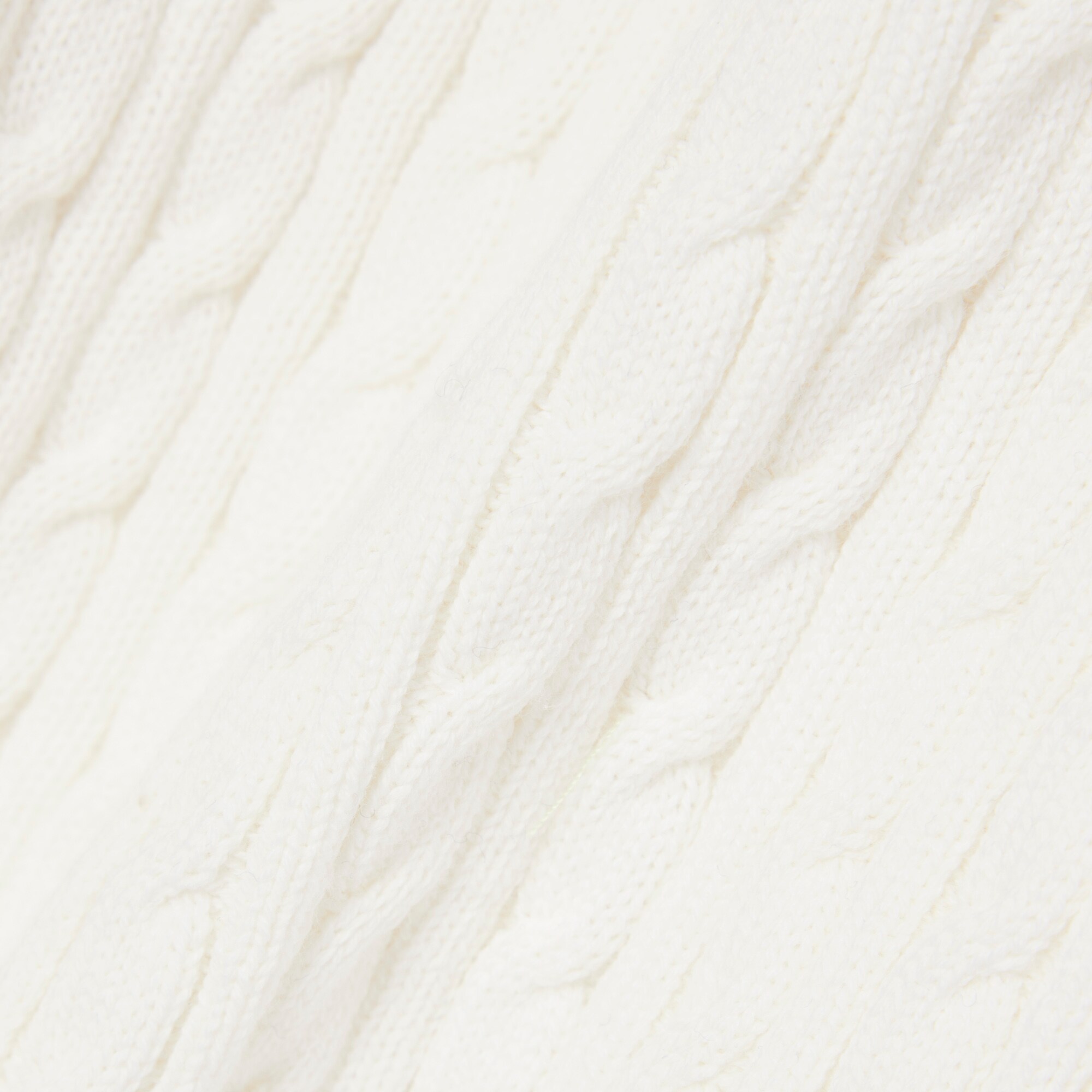 Striped Cable Knit Polo Collar Sweater image number 5