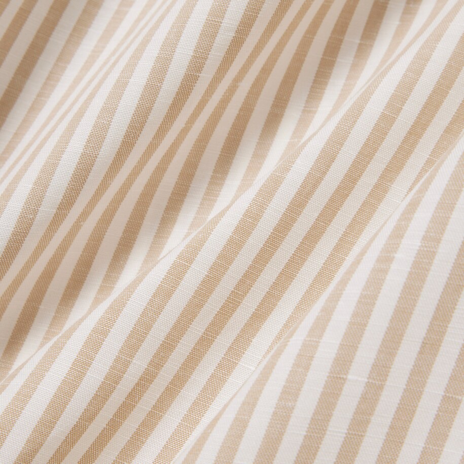 Oversized Linen Blend Shirt Dress image number 5