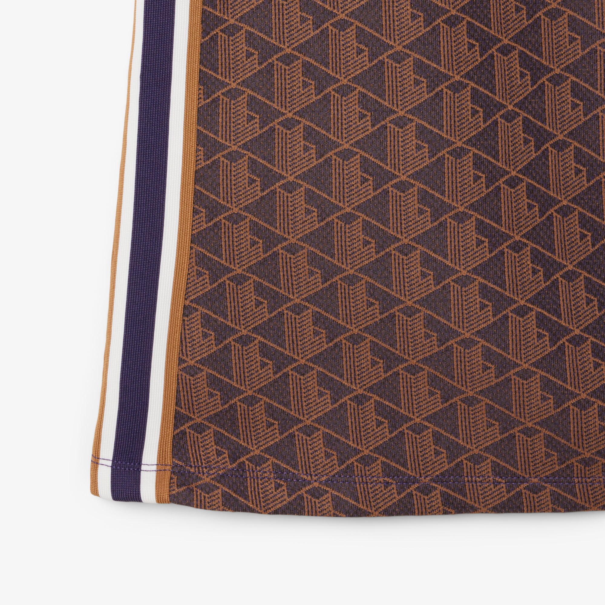 Slim Fit Monogram Jacquard Polo Dress image number 5
