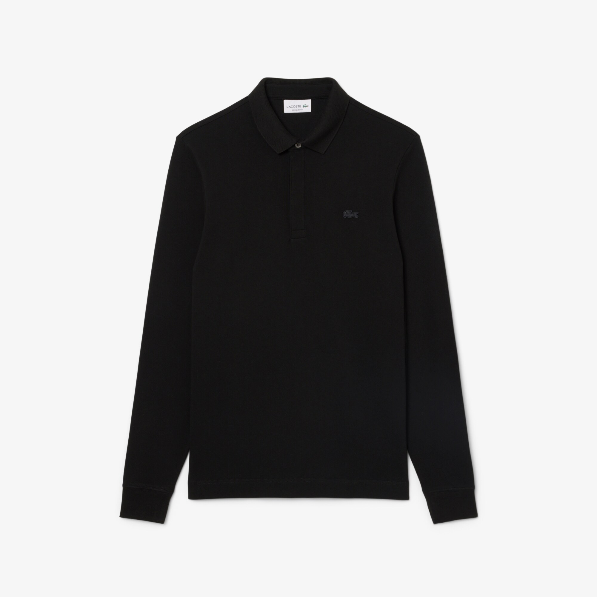 Smart Paris long sleeve stretch cotton Polo Shirt image number 4