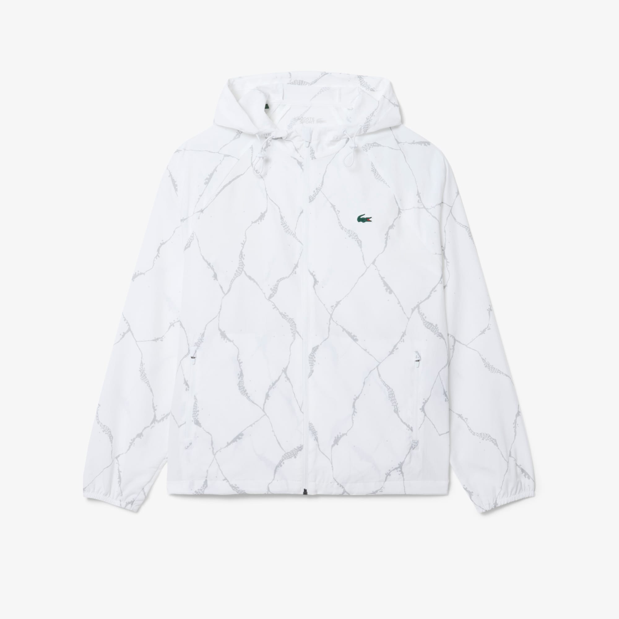 Reflective Crocodile Print Tennis Jacket image number 3