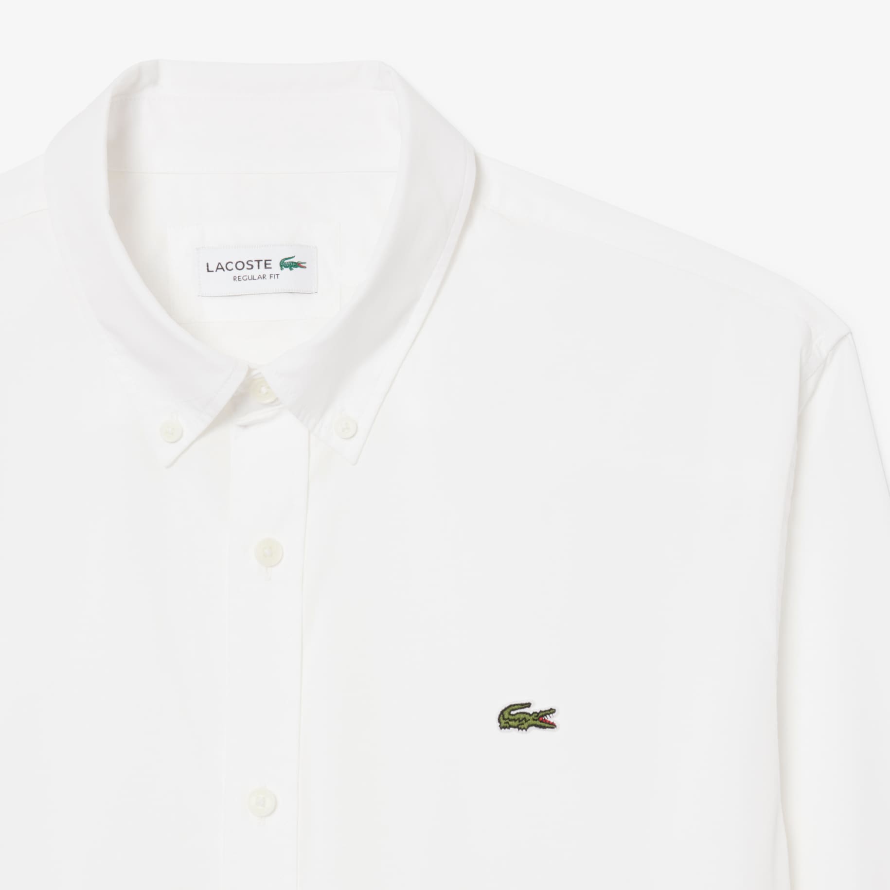Regular Fit Stretch Poplin Shirt image number 4
