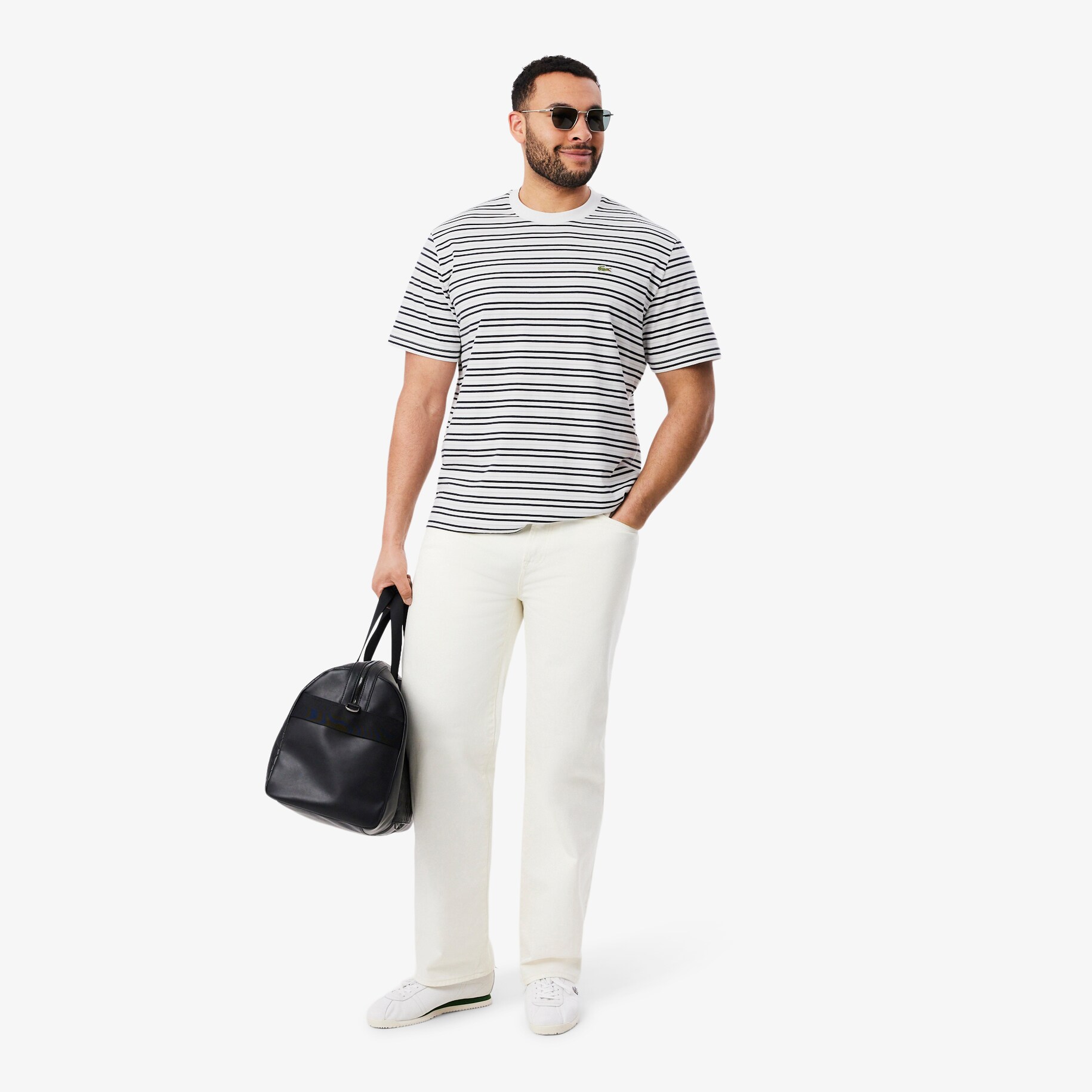 Striped Cotton T-shirt image number 7