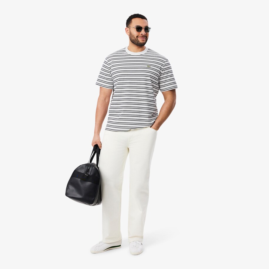 Striped Cotton T-shirt image number 7