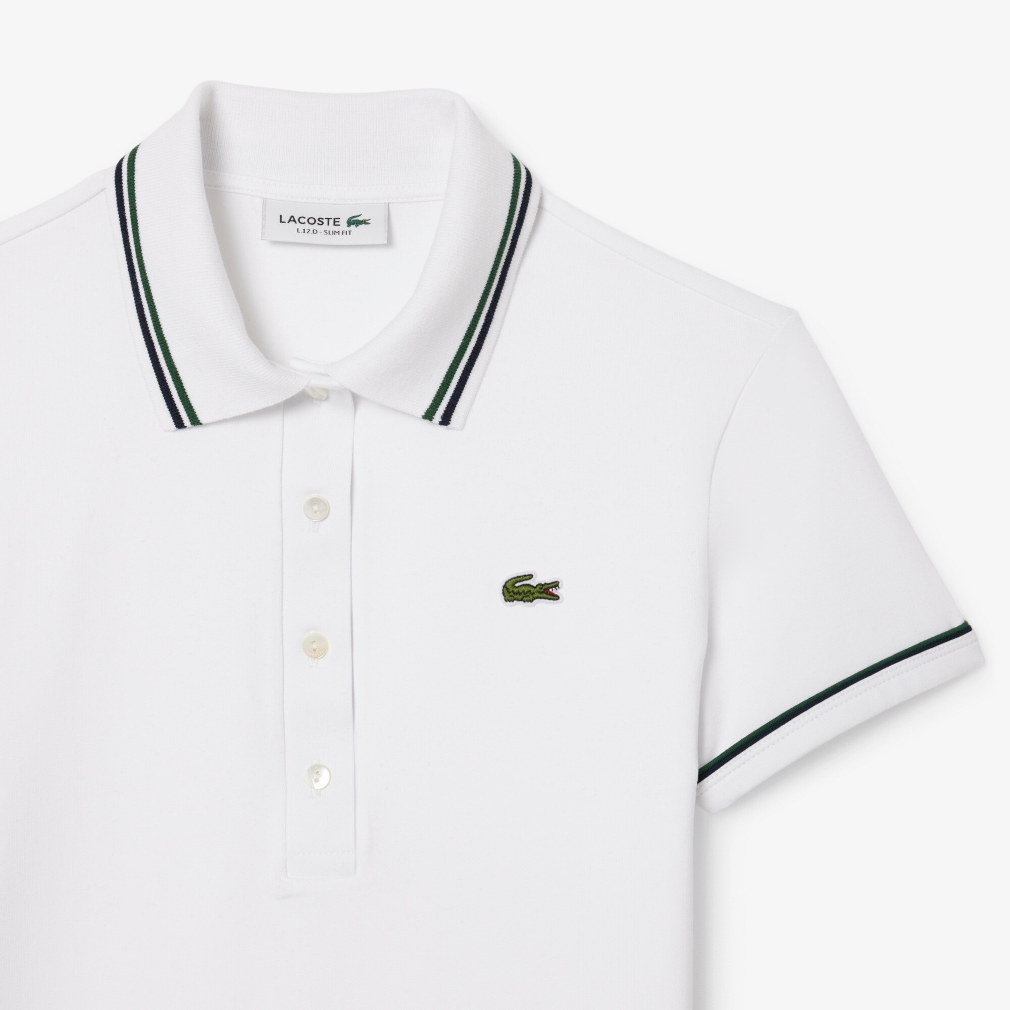 L.12.D Slim Fit Trim Detail Polo Shirt image number 4