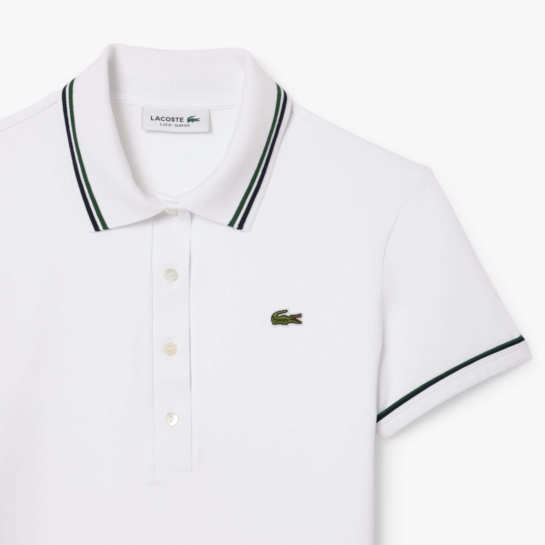 L.12.D Slim Fit Trim Detail Polo Shirt image number 4