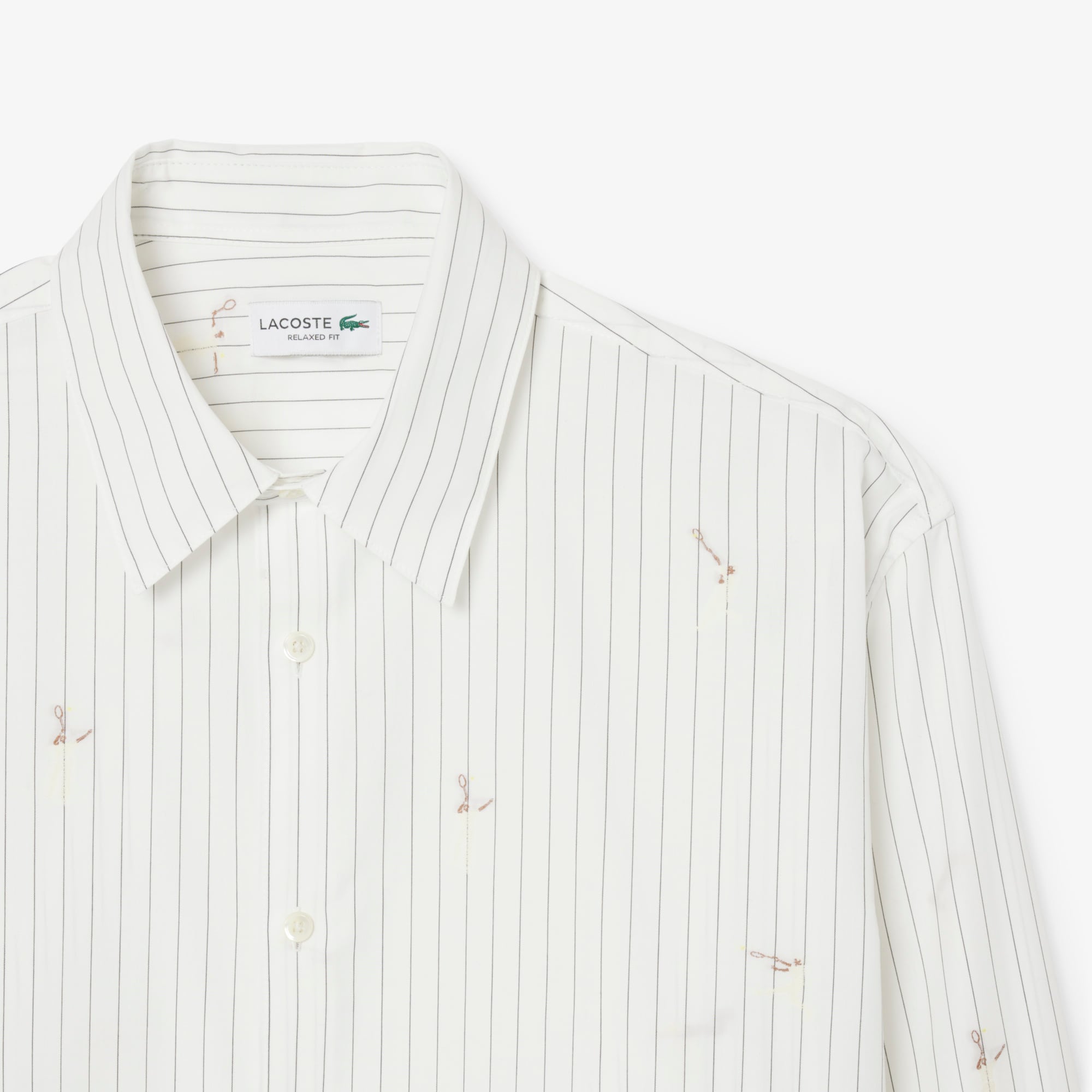 Relaxed Fit Embroidered Cotton Shirt image number 4