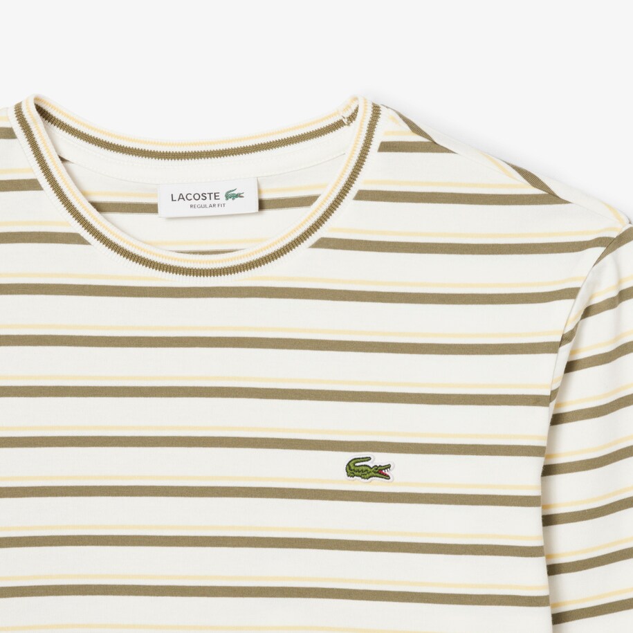 Long Sleeved Striped Jersey T-shirt image number 4