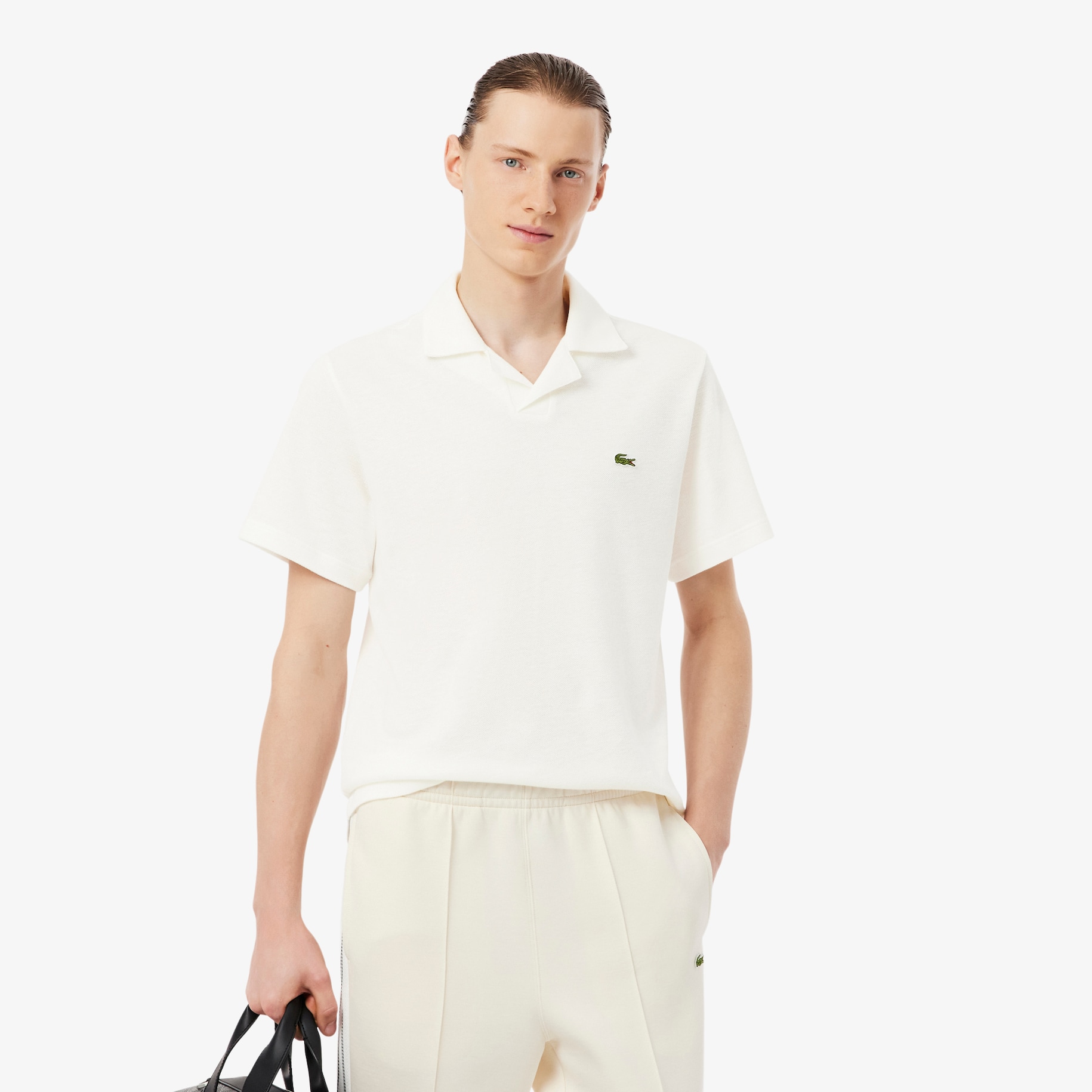 Classic Fit Cotton-Linen Polo Shirt image number 0