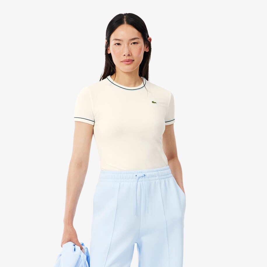Contrast Trim Jersey T-shirt image number 0