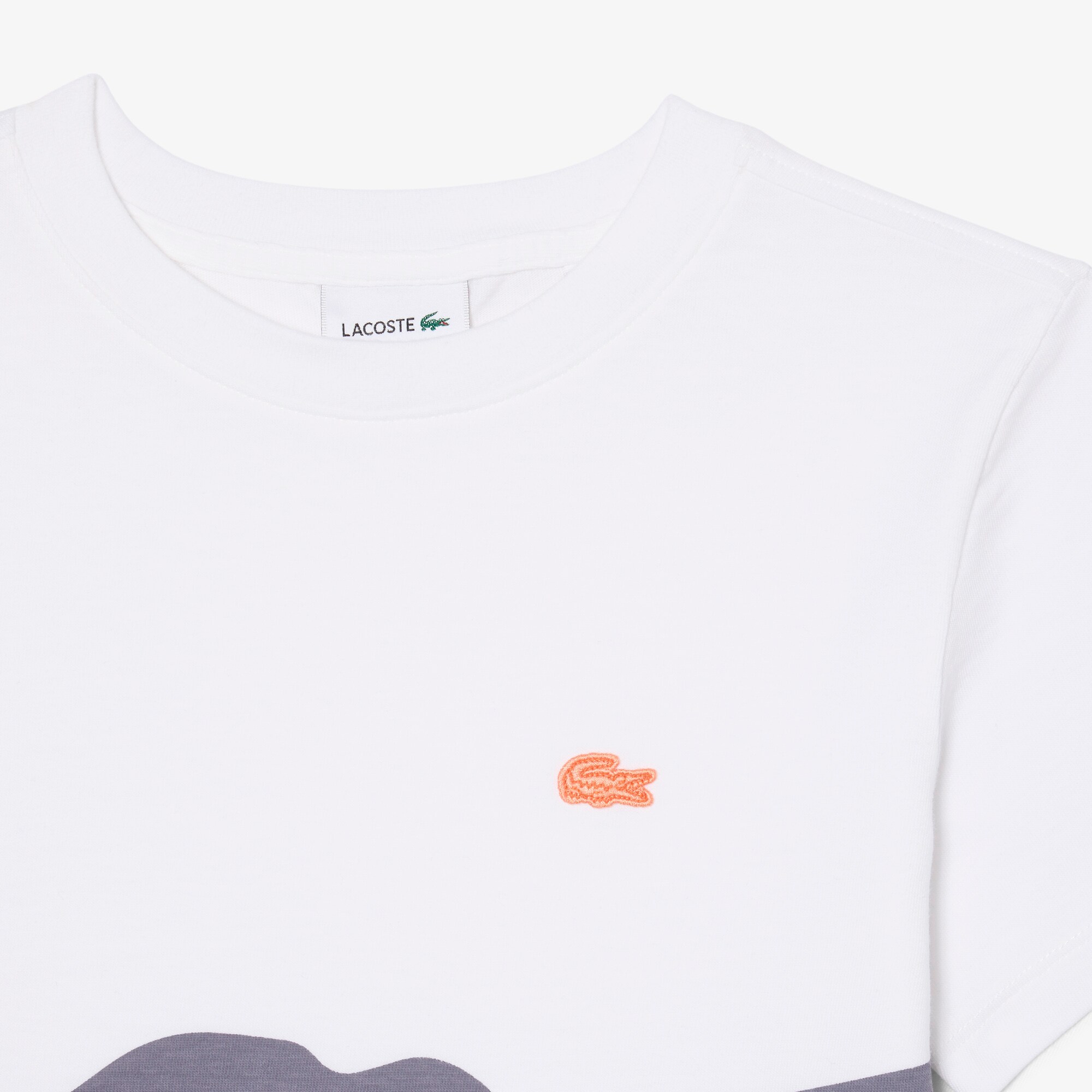 Croc Print Cotton T-shirt image number 5