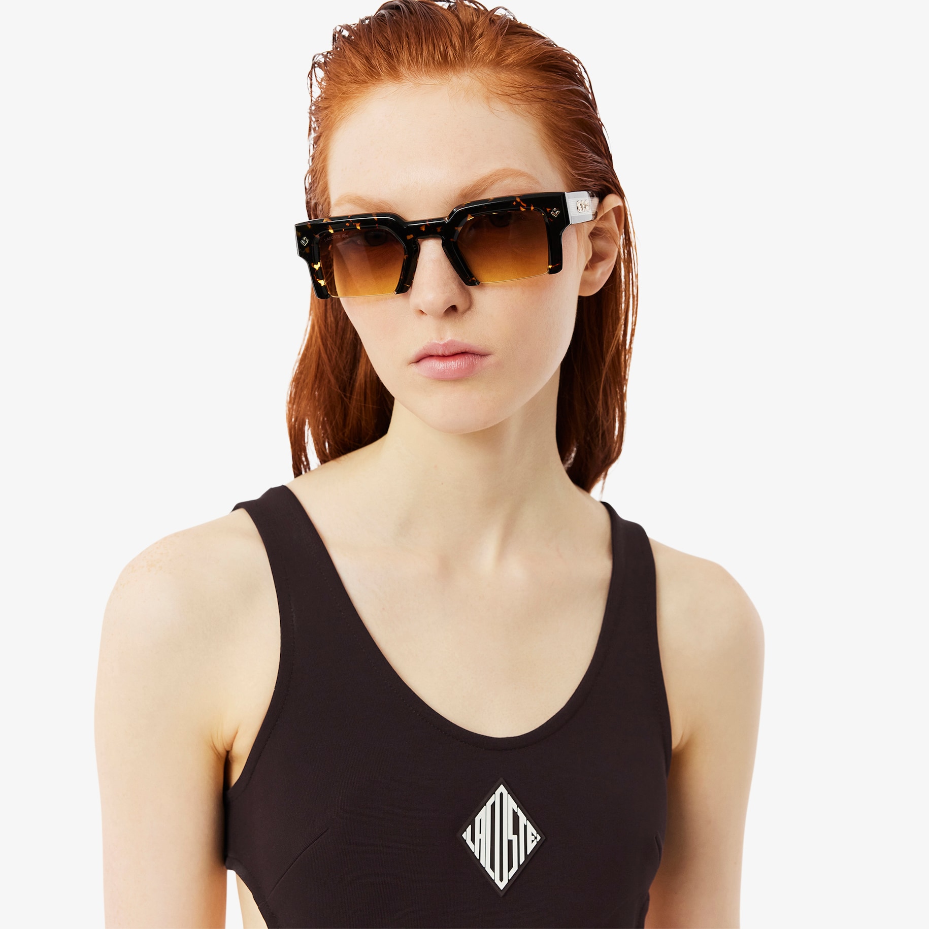 Runway Badge Satin Tank image number 1
