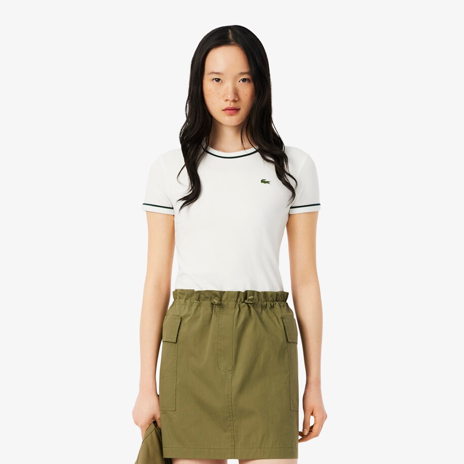 Contrast Trim Jersey T-shirt image number 0