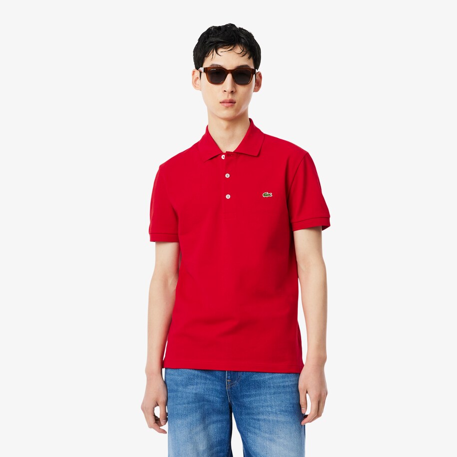 Slim Fit Stretch Petit Piqu&eacute; Polo Shirt image number 0