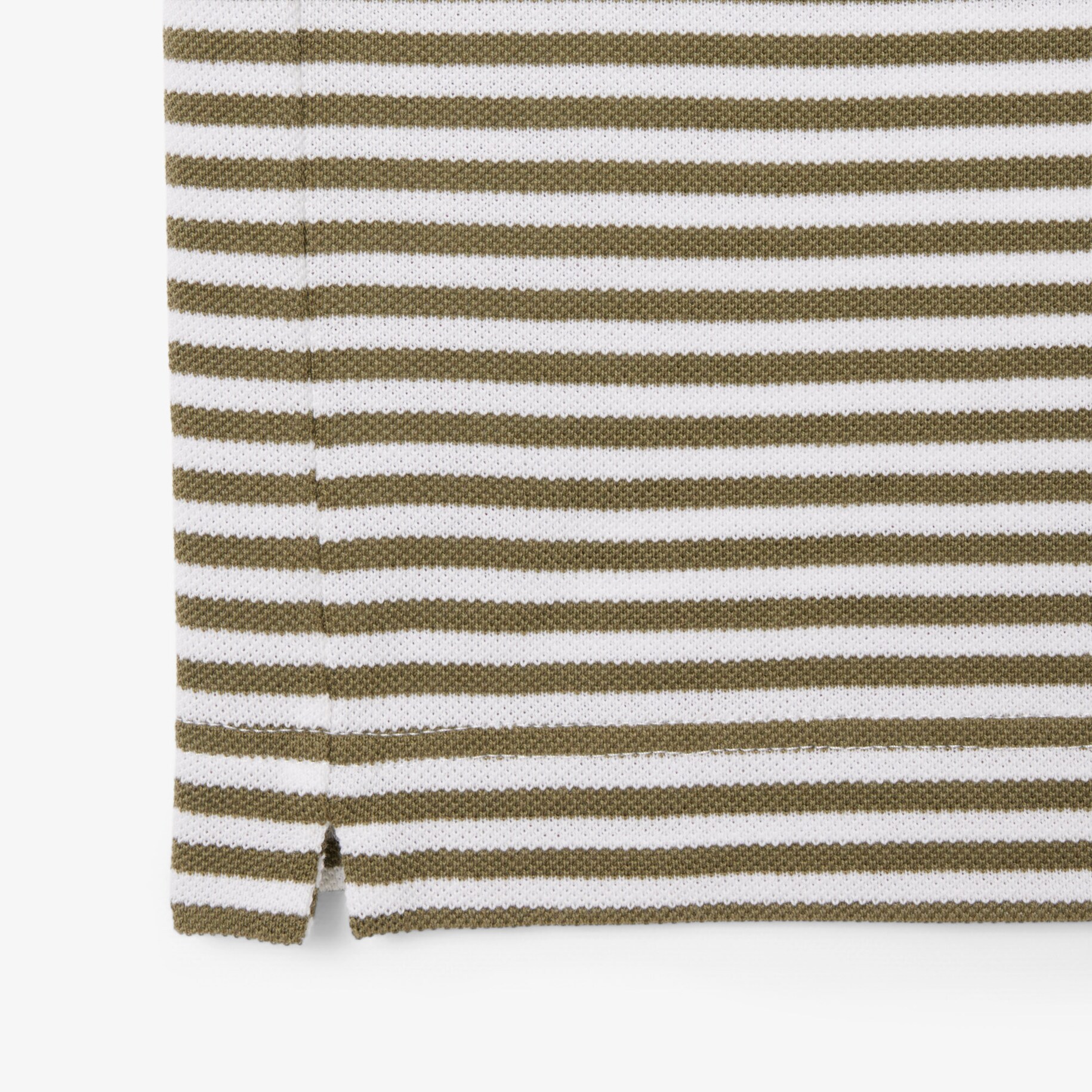 Classic Fit L.12.12 Striped Petit Piqu&eacute; Polo Shirt image number 5