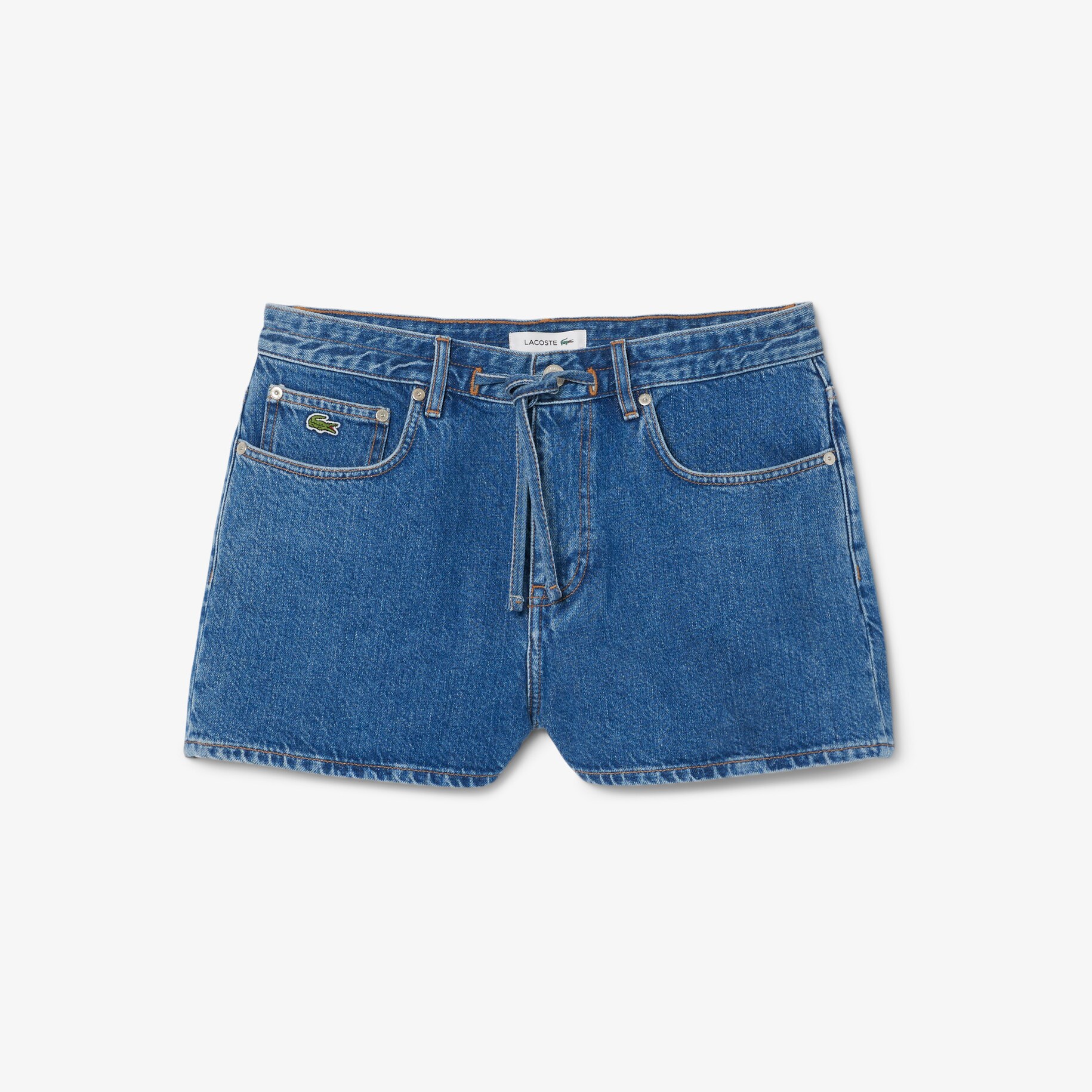 Cotton Denim Shorts image number 3
