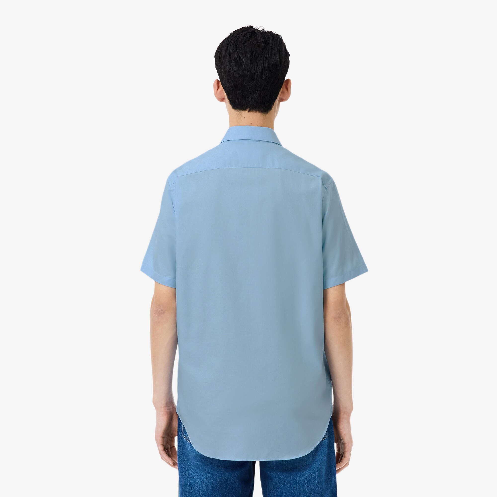 Men's Regular Fit Solid Cotton Shirt image number 2