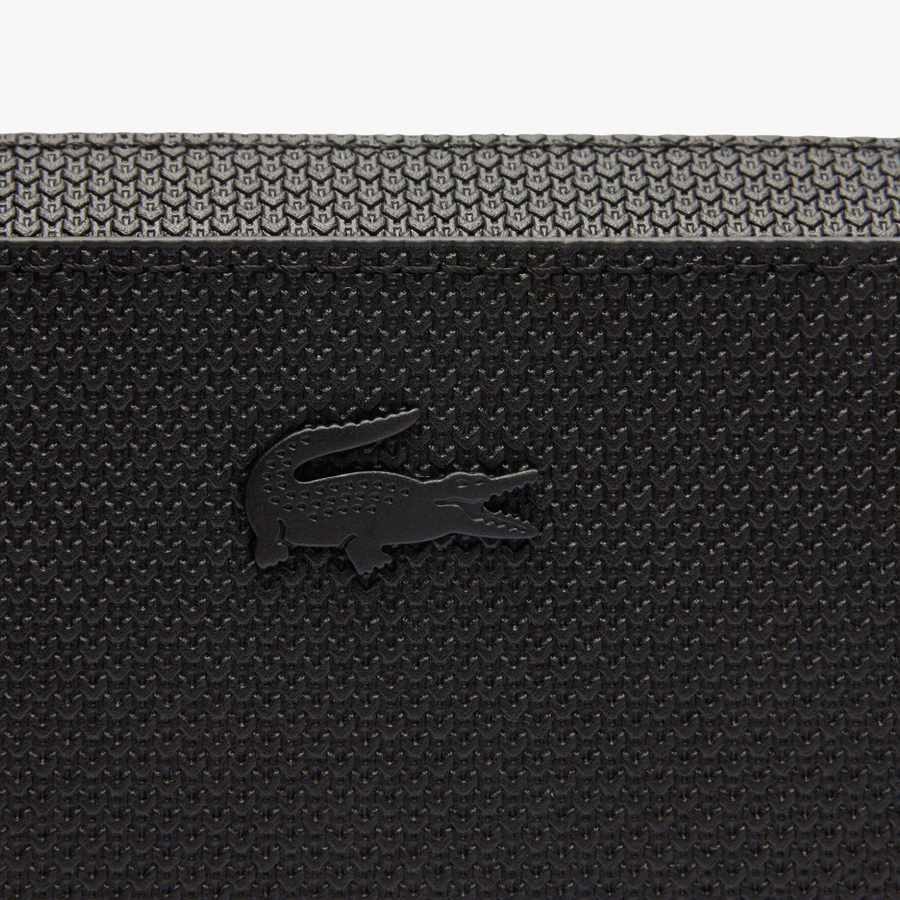 Chantaco Piqu&eacute; Leather Zipped Pouch image number 5