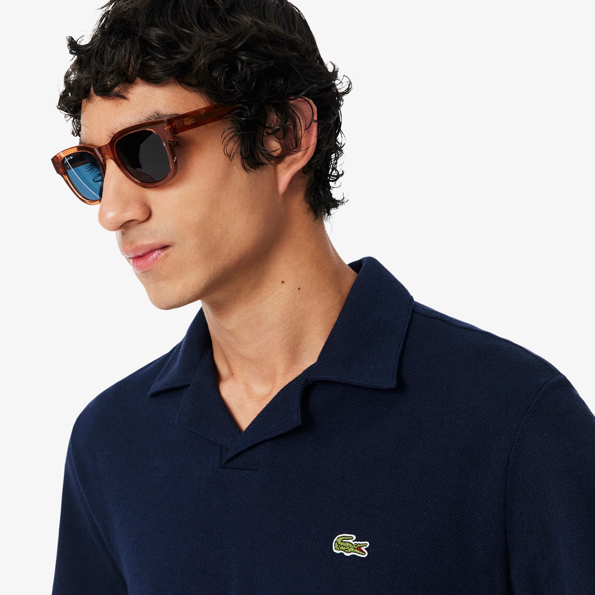 Classic Fit Cotton-Linen Polo Shirt image number 1