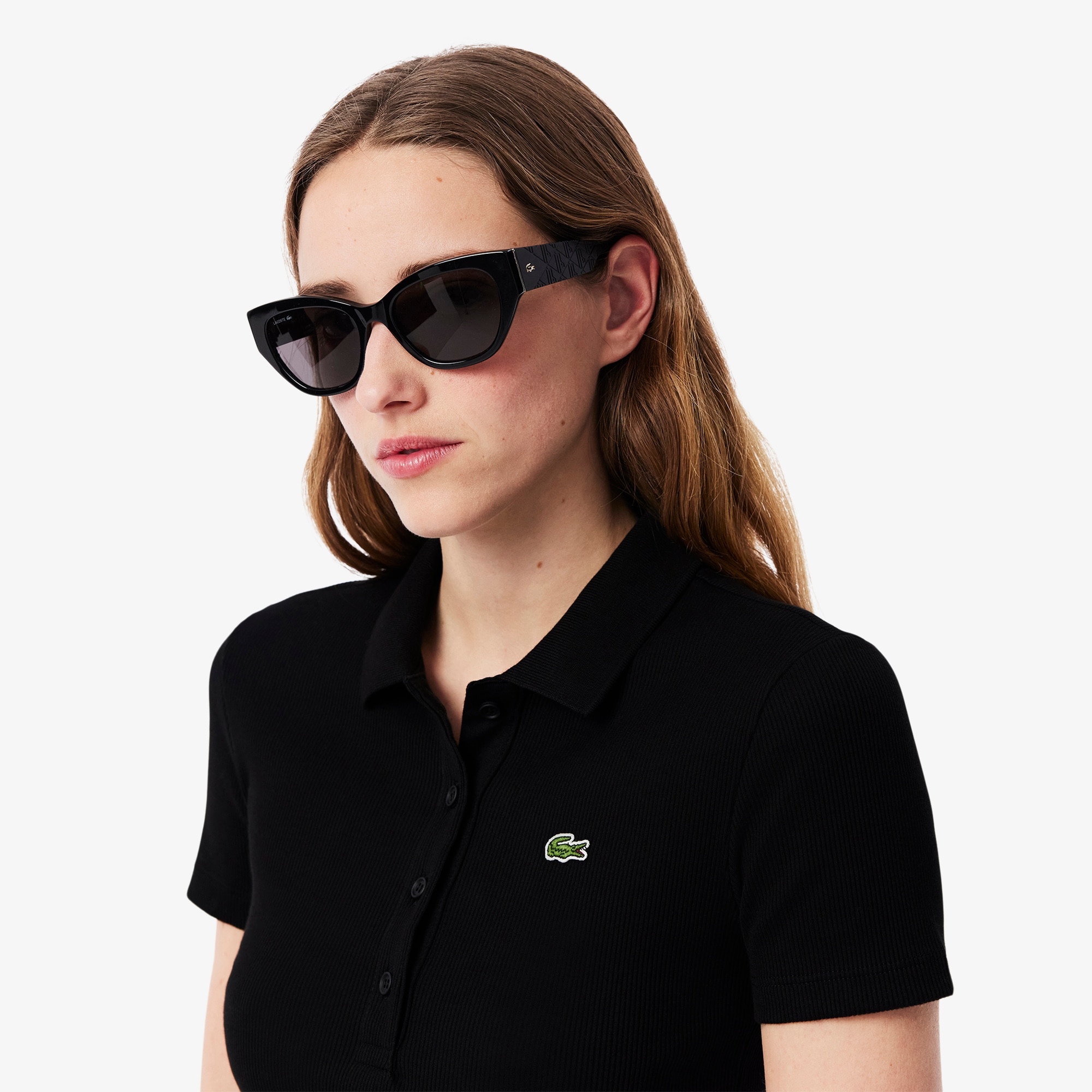 Slim Fit L.12.D Ribbed Cotton Polo Shirt image number 1