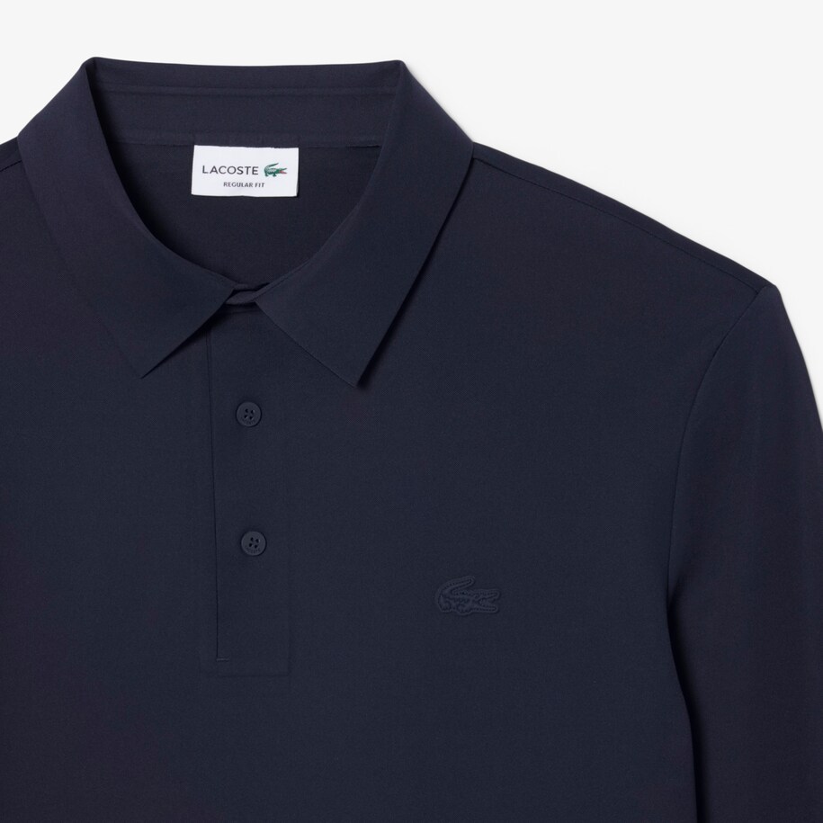 Regular Fit Long Sleeved Commuter Polo Shirt image number 1