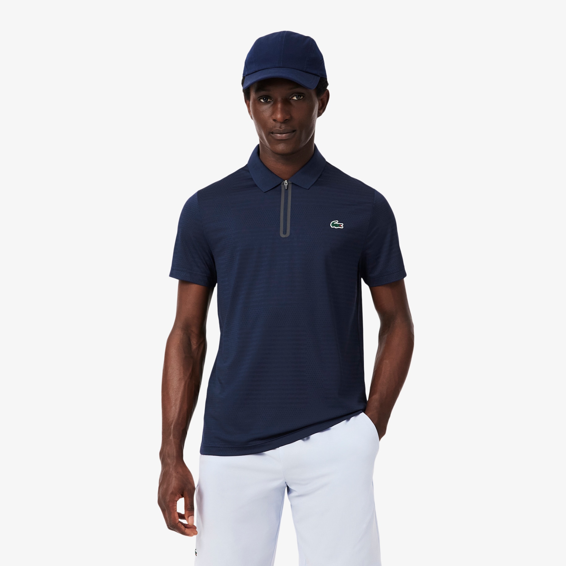 Ultra Dry Stretch Jacquard Tennis Polo Shirt image number 0