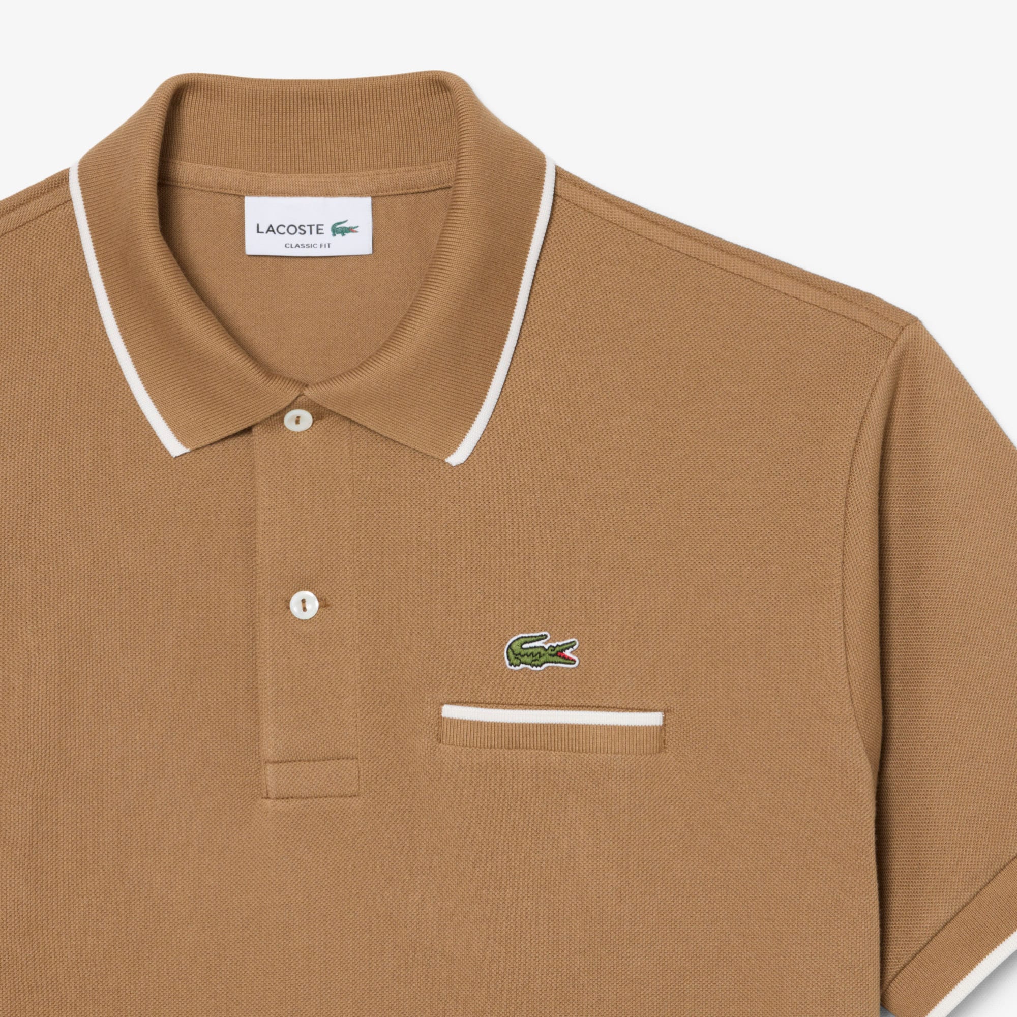 Classic Fit Pocket Accent L.12.12 Polo Shirt image number 4