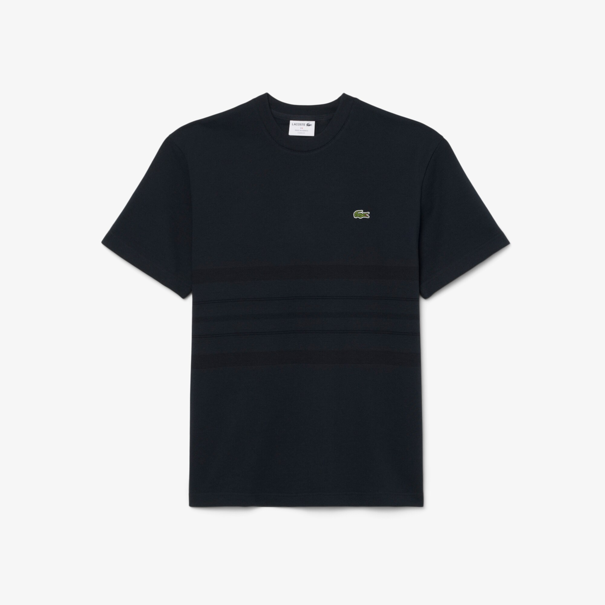 French Made Striped Piqu&eacute; T-shirt image number 3