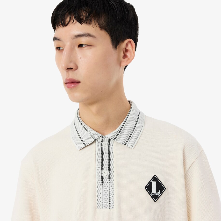 French Made Classic Fit Badge Polo Shirt image number 1