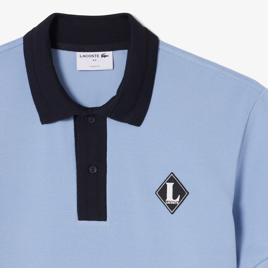French Made Classic Fit Badge Polo Shirt image number 1