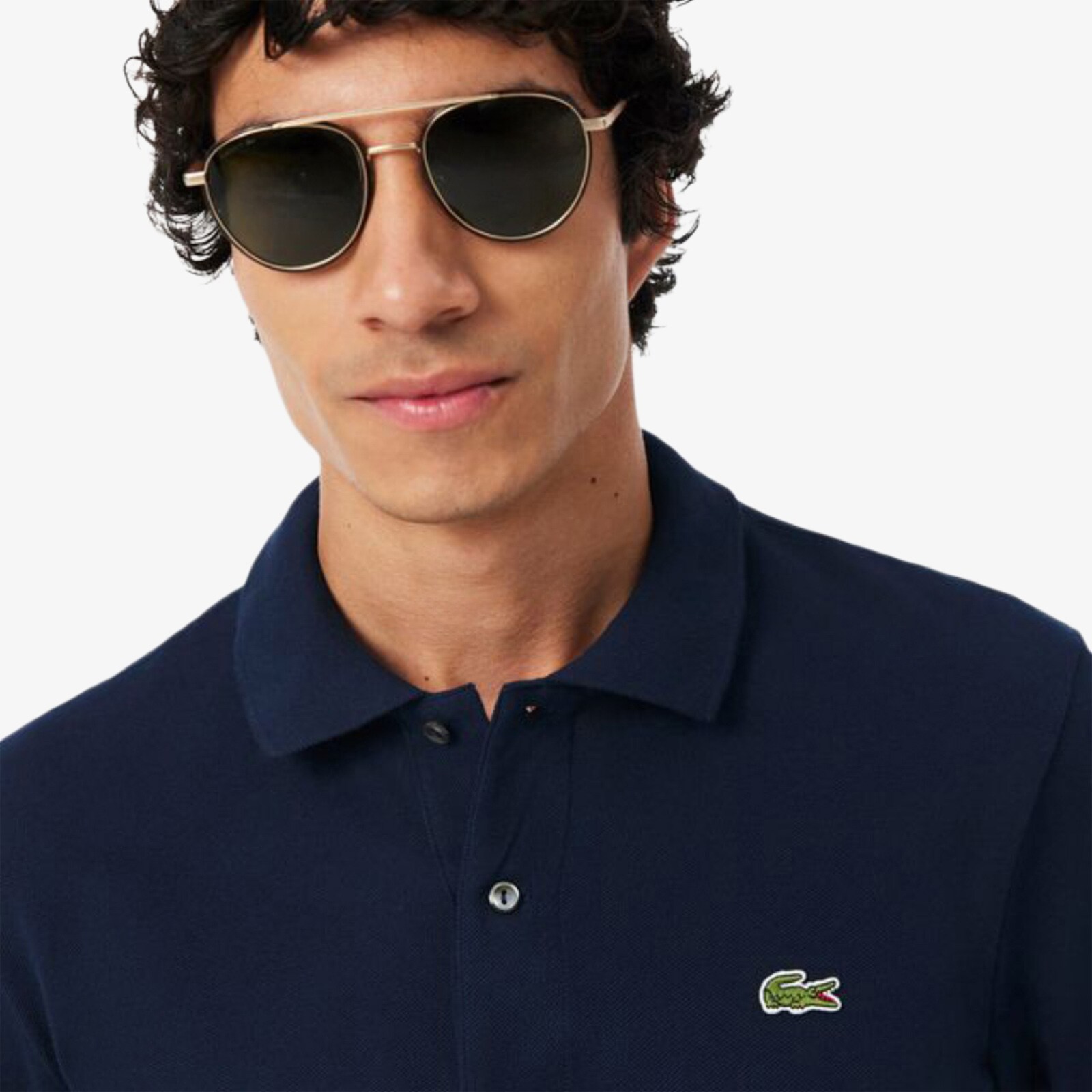 Classic Fit Long Sleeved L.12.12 Polo Shirt image number 1