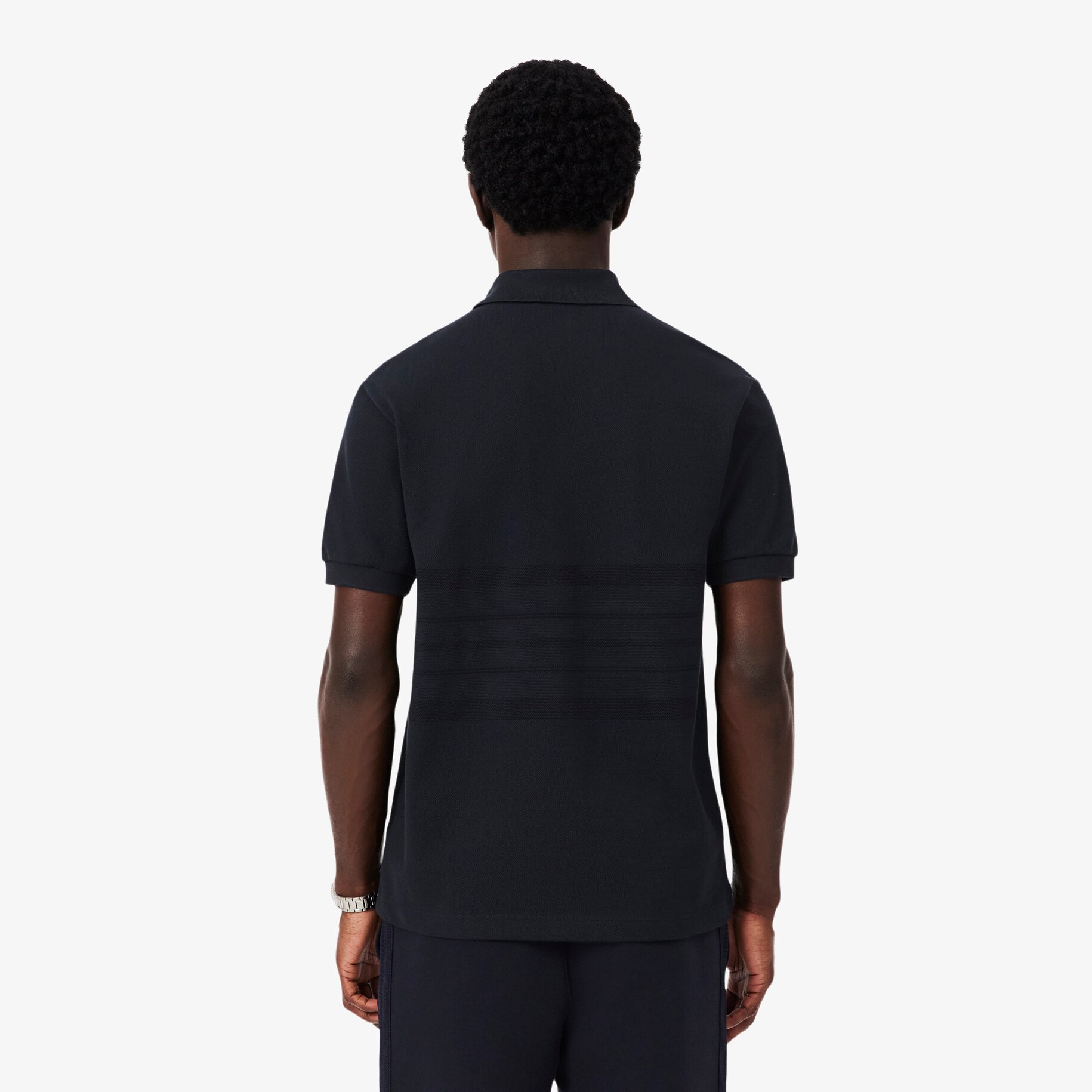 French Made Classic Fit Striped Polo image number 2