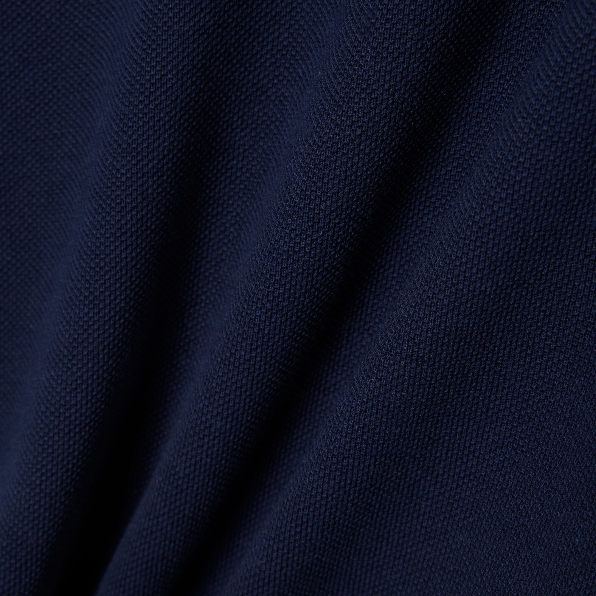 Scalloped Collar Piqu&eacute; Polo Shirt image number 6