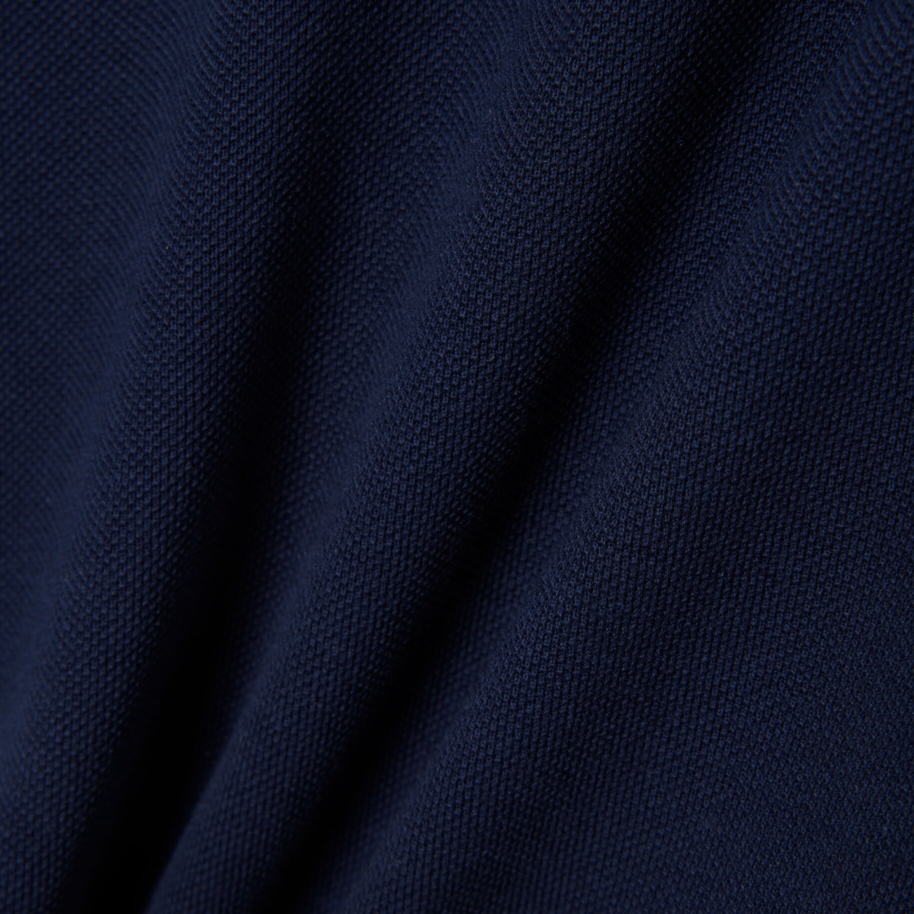 Scalloped Collar Piqu&eacute; Polo Shirt image number 6