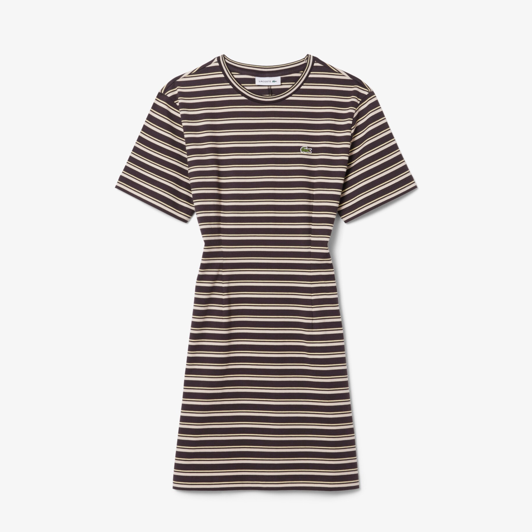 Striped Cotton T-shirt Dress image number 3