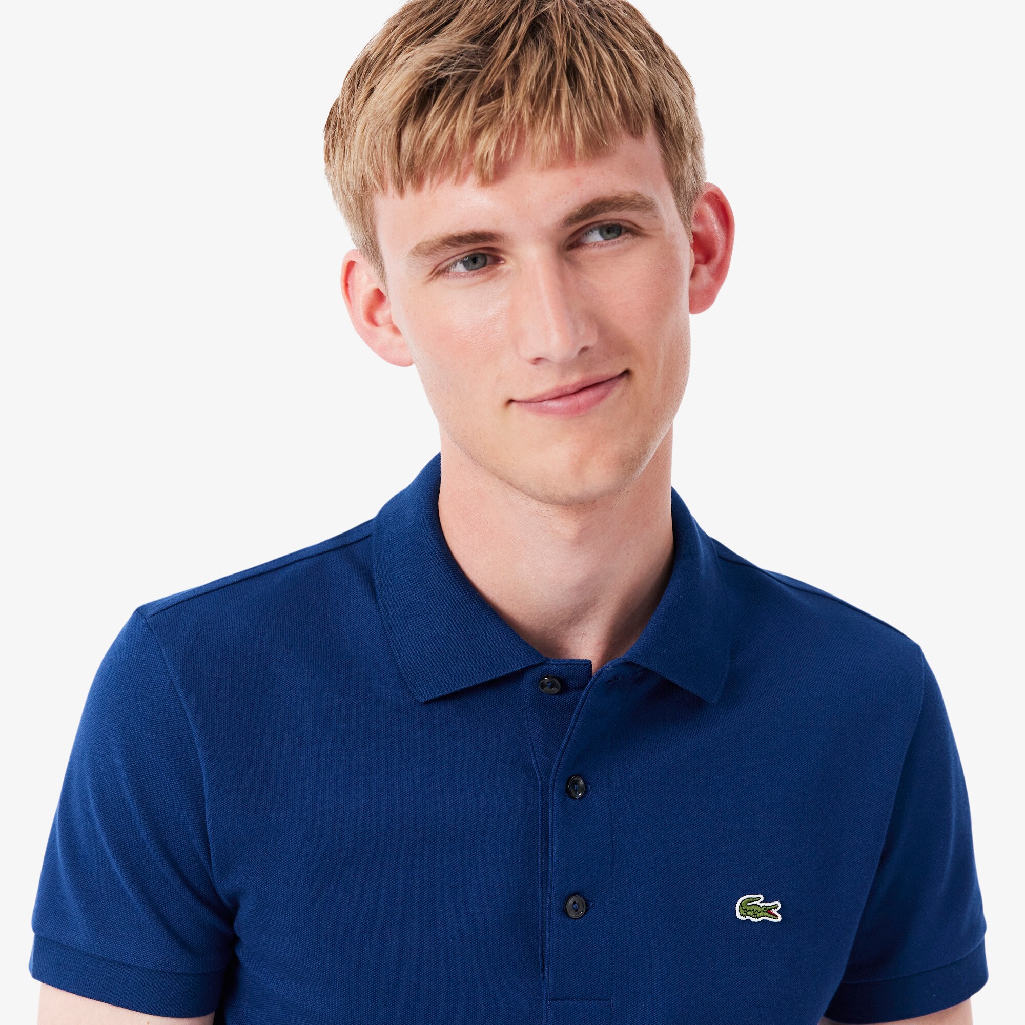 Slim Fit Stretch Petit Piqu&eacute; Polo Shirt image number 1