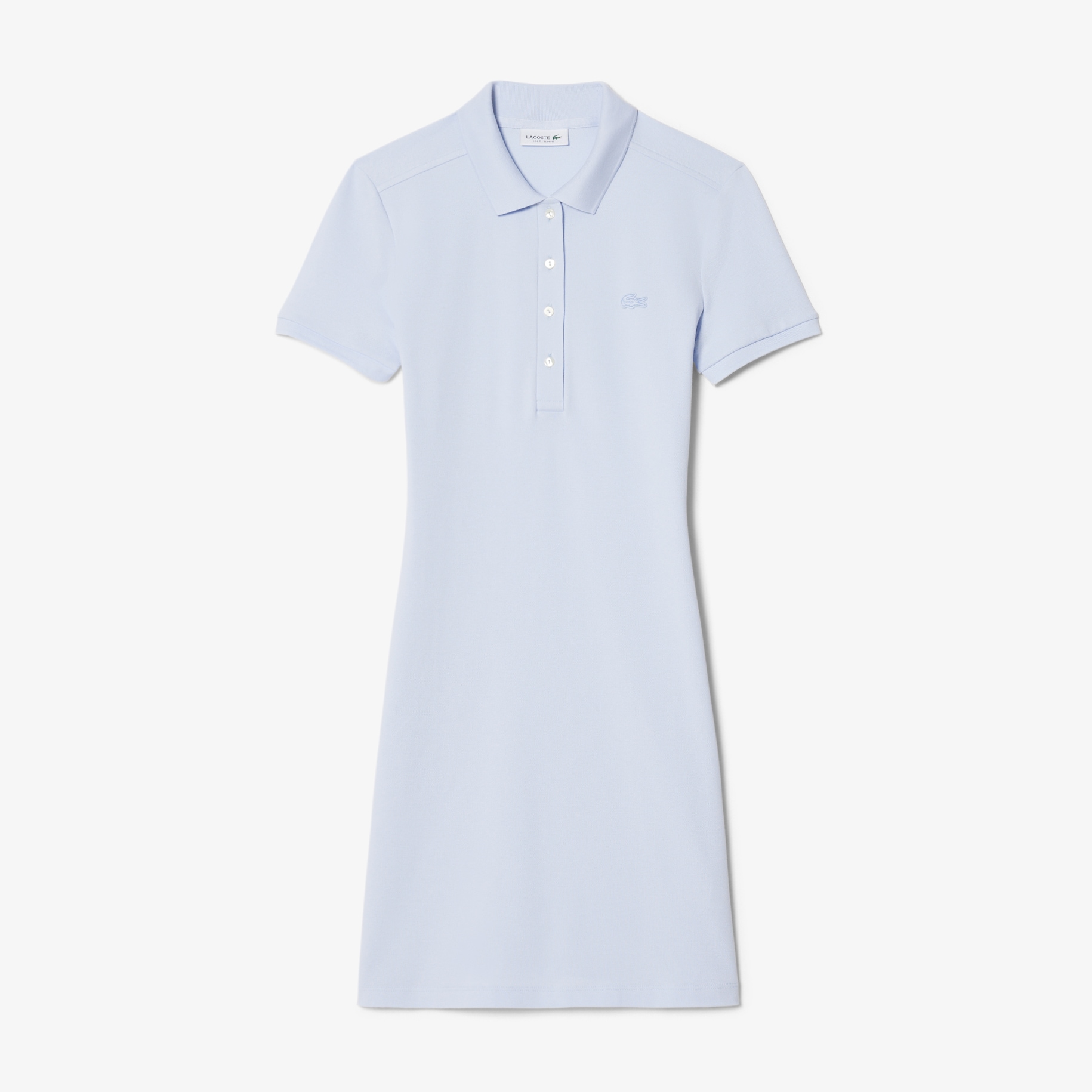 Women's Stretch Cotton Piqu&eacute; Polo Dress image number 3